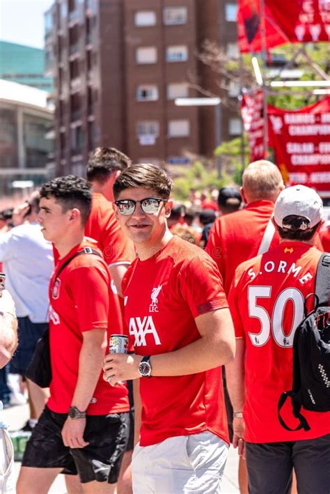 Liverpool Fans at the UEFA Champions League Final in Madrid Editorial Photo - Image of final ...