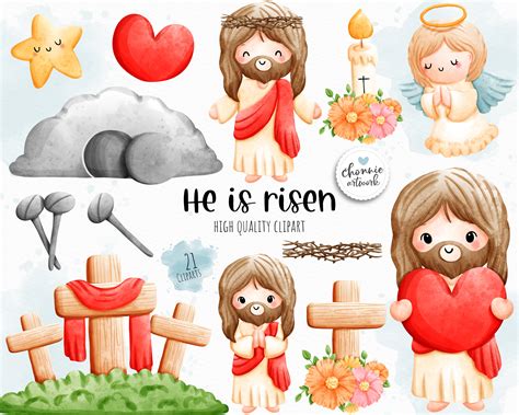 Jesus Risen Clipart