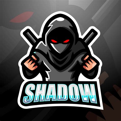 Shadow mascot esport logo design 5910255 Vector Art at Vecteezy