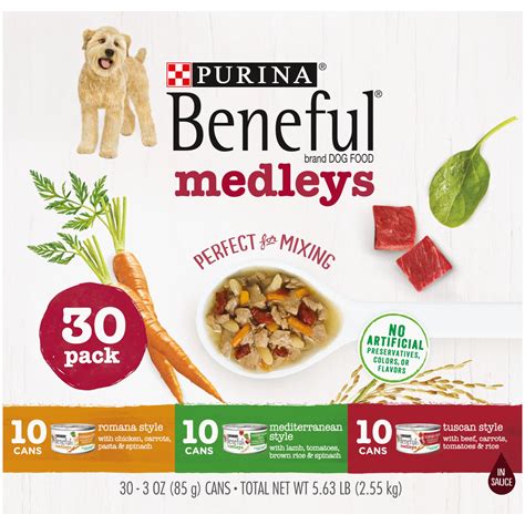 Beneful Purina Beneful Wet Dog Food Variety Pack, Medleys Tuscan ...