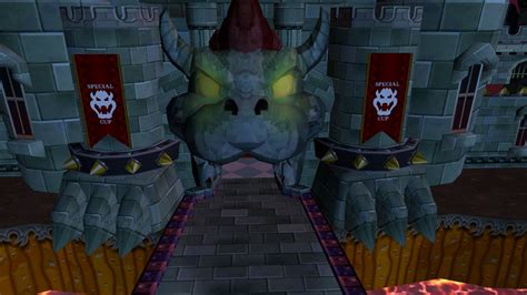 N64 Bowser's Castle Map