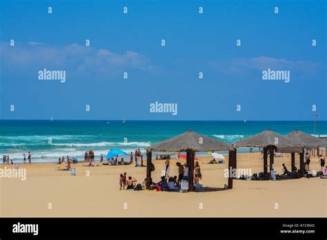 The Mediterranean beach of Ashkelon in Ashkelon, Israel Stock Photo - Alamy