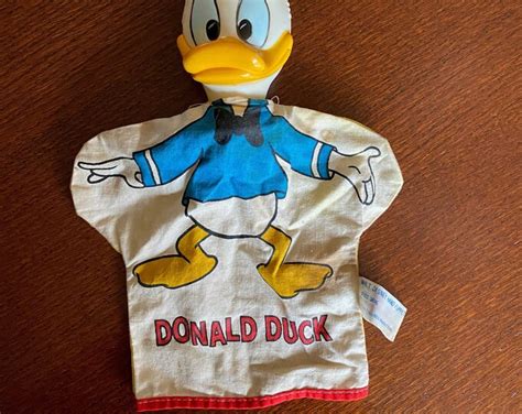 Vintage Disney Donald Duck Hand Puppet 1960s - Etsy