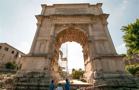 Menorah on Arch of Titus in Roman Forum Was Rich Yellow - The New York Times