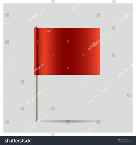 Red Flag. Vector Illustration. - 433420252 : Shutterstock