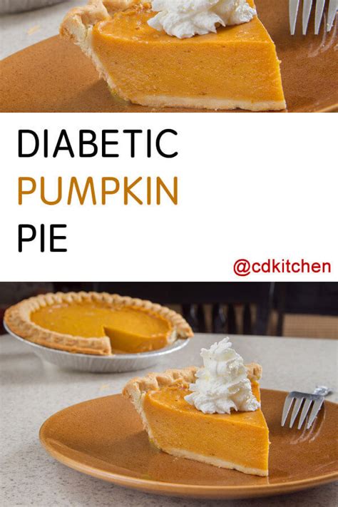 Diabetic Pumpkin Pie Recipe | CDKitchen.com