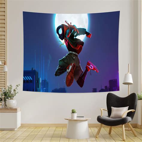 Snapklik.com : Spiderman Tapestry, Miles Morales Jordan 1, Spider Verse ...