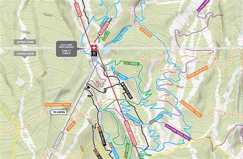 Snowmass Mountain Map