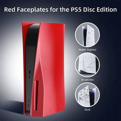 PS5 Disc Edition Protective Shell Cover, ABS Anti-Scratch Dustproof ...