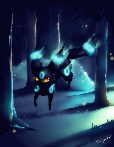 Shiny Umbreon, Pokemon (with Speedpaint Video) by FinsterlichArt on ...