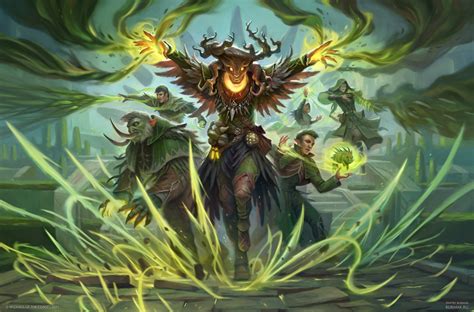 Witherbloom Command MtG Art from Strixhaven Set by Dmitry Burmak - Art of Magic: the Gathering