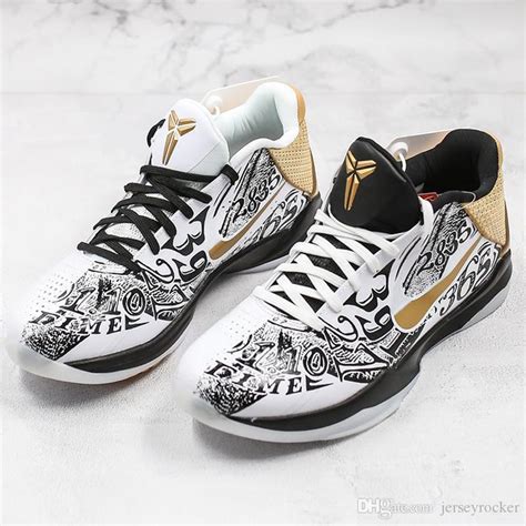 Nike Kobe 5 Protro “Big Stage” White/Metallic Gold-Black | Shopee Philippines