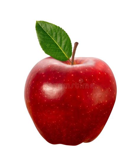 Red Apple Isolated with Clipping Path Stock Photo - Image of nutritious, ripe: 19130134