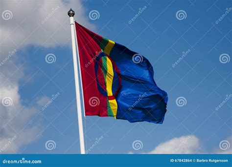 Sami flag stock photo. Image of color, colorful, minority - 67842864