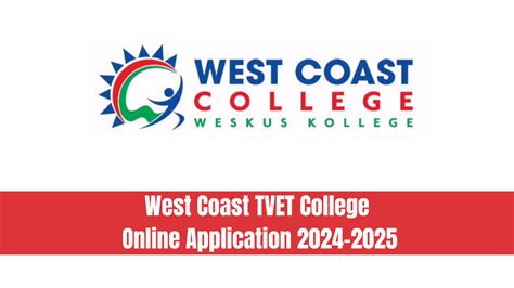 West Coast TVET College Online Application 2024-2025