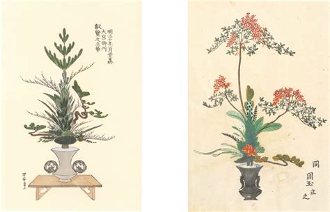 Ikebana, the japanese art of flower arrangement