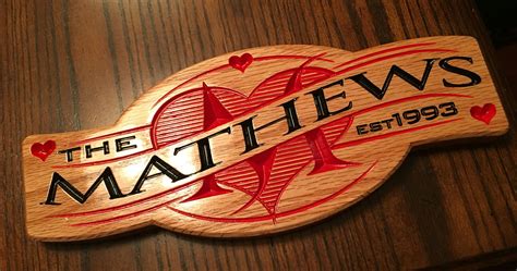 Family name sign - with simple clear coat and acrylic paint for color. | Easy woodworking ...
