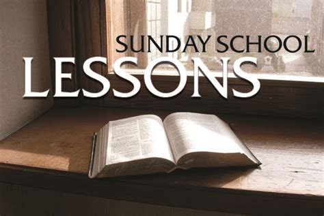 Sunday School Lessons - The Alabama Baptist