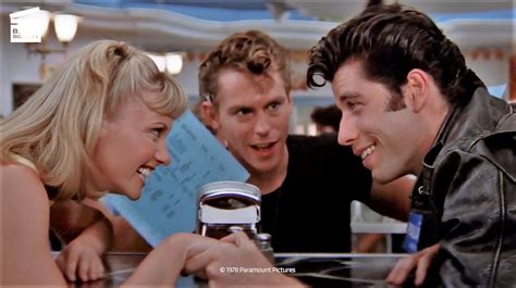 Grease: The diner scene | When the whole crew crashes your date ...