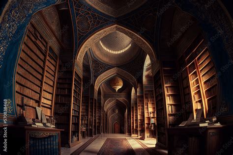 The Islamic library, a symbol of the rich intellectual heritage of ...