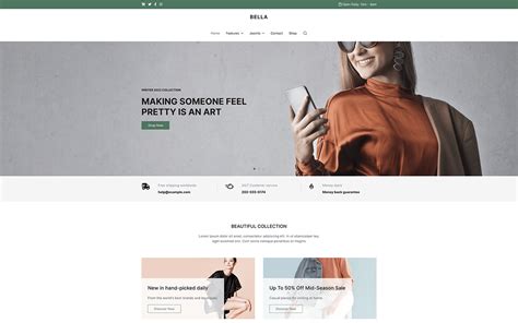 Bella - Responsive Joomla Shopping Template