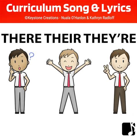 'THERE THEIR THEY'RE' ~ Curriculum Song MP3 & Lyrics PDF - Amped Up ...