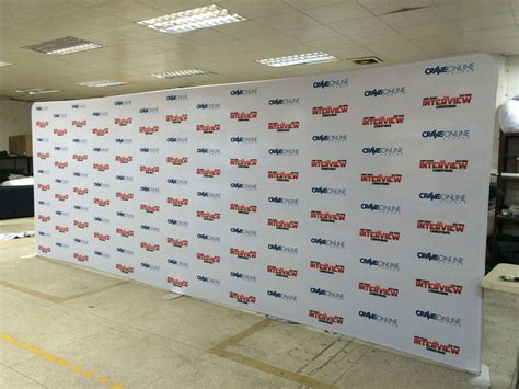 Step and Repeat Backdrop | Red Carpet Logo Wall | Oh My Print Solutions