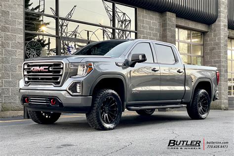 GMC Sierra with 20in Black Rhino Pinnacle Wheels exclusively from Butler Tires and Wheels in ...