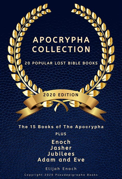 Apocrypha Collection 2020 Edition: 20 Popular Lost Bible Books Includes ...