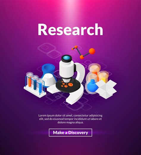 Research poster design stock illustration. Illustration of analysis - 25969515