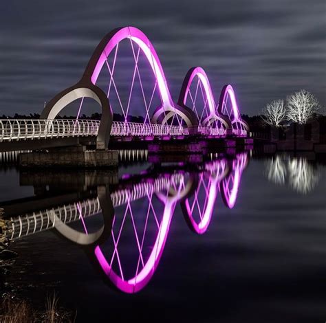 Pin by David Lane on LIGHTing | Pedestrian bridge, Bridges architecture ...