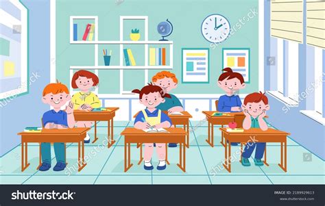 Kyddshaw Classroom Scene Clipart