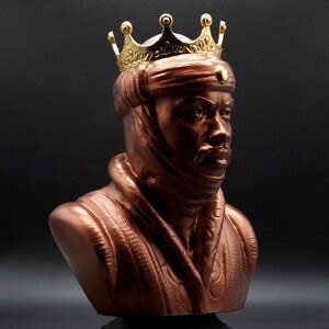 Mansa Musa Bust African King Statue Mali Art Sculpture Decorative Table ...