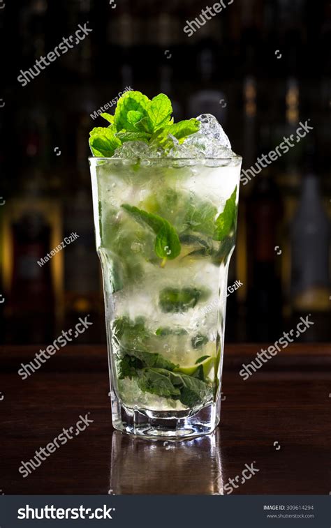 Mojito Cocktail On The Bar Stock Photo 309614294 : Shutterstock