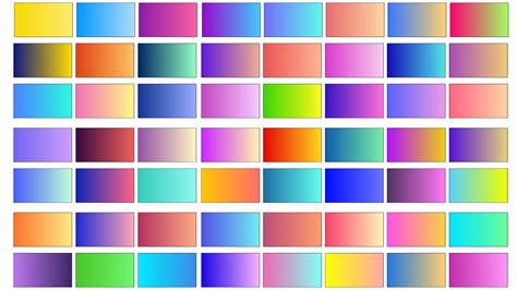 Adobe illustrator gradient swatches free download | photoshop dream