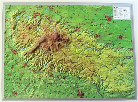 Harz Mountain Railway Map