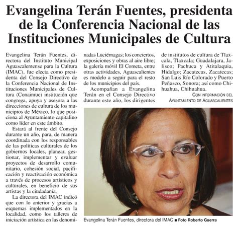Archivo Colectivo: 2013-01-19 /// Evangelina Terán Fuentes, presidenta de la Conferencia ...