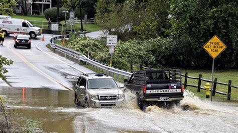 Pictures show flooded roads, cars stuck in York County after heavy rain Friday