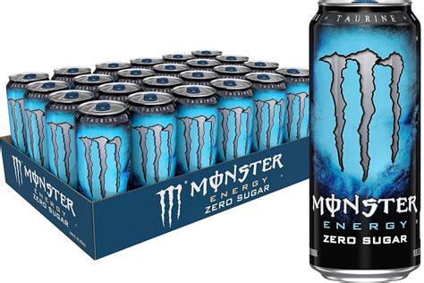 Buy Monster Energy Zero Sugar, Low Calorie Energy Drink, 16 Ounce Pack of 24 Online in India ...