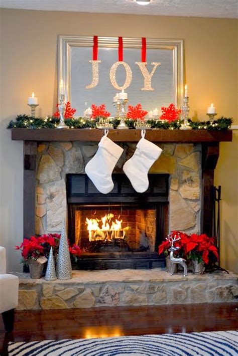 Pinterest Christmas Fireplace Decor Ideas | The Cake Boutique