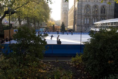 there.she.goes: Ice Rink at the Natural History Museum