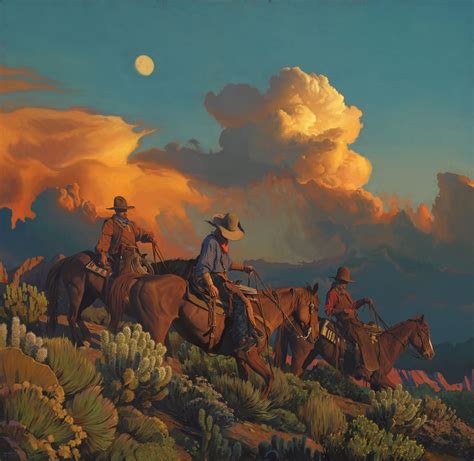 Coyote Moon, Scottsdale Art, Western Artwork, Western Art Paintings ...