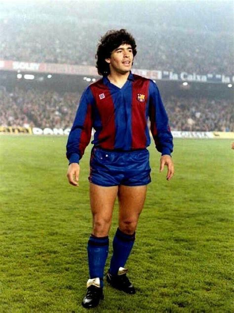 Diego Maradona of Barcelona in 1983. . | Diego maradona, Barcelona football, Fc barcelona