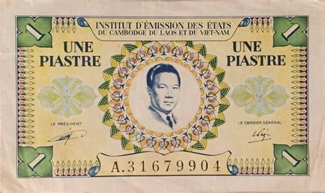 Billete 1 Piastre Indochina Francesa | Foronum