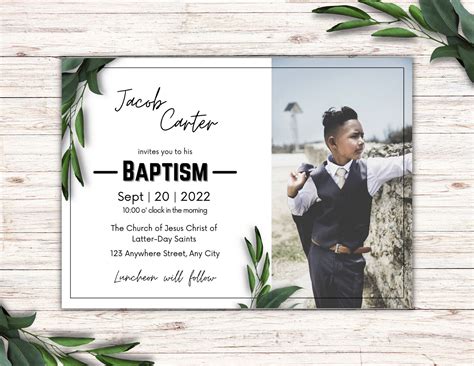 Pin on LDS Baptism Templates