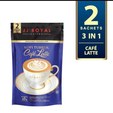 Jual JJ Royal Coffee Kopi Tubruk Cafe Latte Inner Bag @ 2 Sachets di Seller Srisusan Shop ...