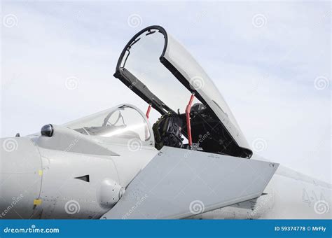 Fighter jet cockpit stock photo. Image of technology - 59374778