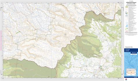 Tyalgum 9541-3N | NSW Topographic map