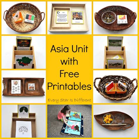 Montessori-inspired Asia Unit with Free Printables - Every Star Is ...