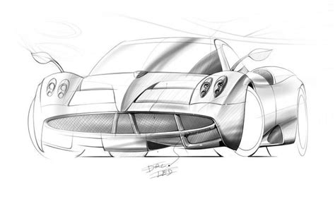 Pagani Huayra Design Sketch - Car Body Design | Car design sketch, Pagani huayra, Pagani